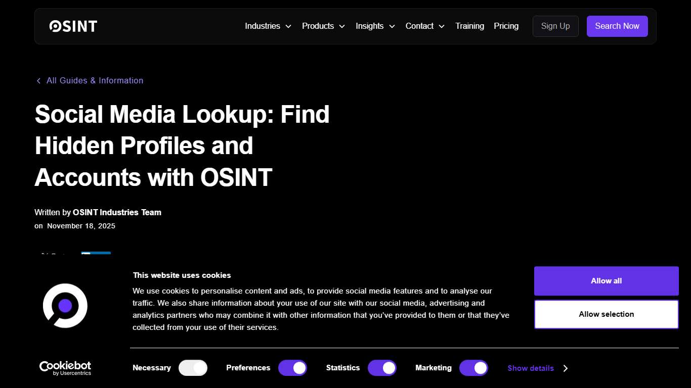 Social Media Lookup: Find Hidden Profiles and Accounts with OSINT